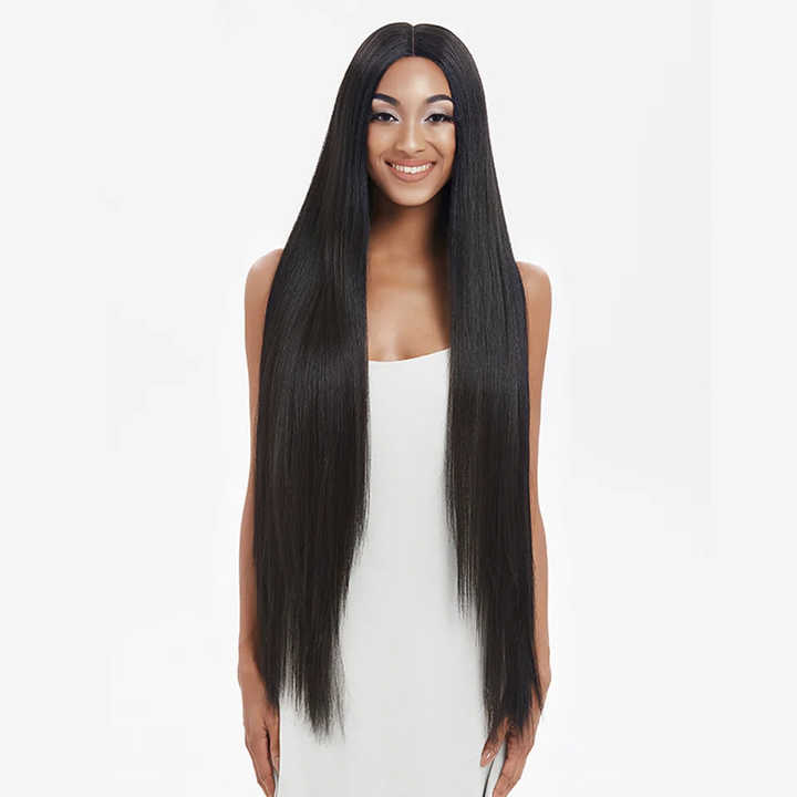 Long smooth wig