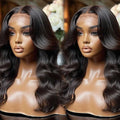 Natural Human Hair Black Female Body Wave Wig