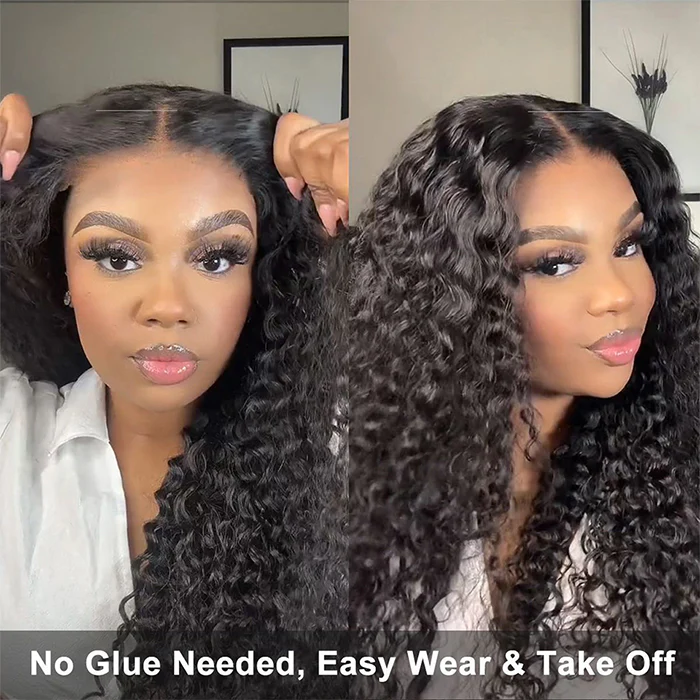 HD Sheer Deep Wave Lace Front Wig Brazilian Deep Curl