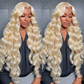 30 Inch Long Straight Body 613 Blonde Brazilian Hair Wig
