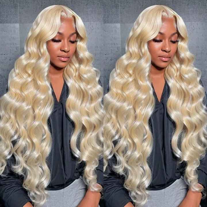 30 Inch Long Straight Body 613 Blonde Brazilian Hair Wig